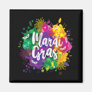 Big Easy Vibes Mardi Gras Fat Tuesday New Orleans Magnet