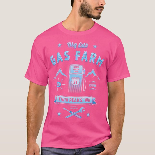 Big Ed'S Gas Farm Twin Peaks Classic T Shirt (Front)