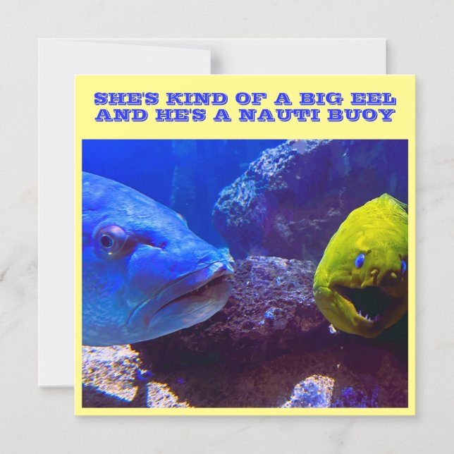 BIG EEL NAUTI BUOY CRUISE SHIP DOOR MAGNET (Front)