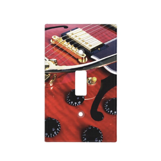 Big Electric Guitar Lightswitch Cover (Front)