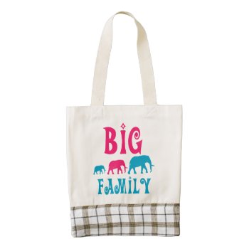 Big Elephant Family Zazzle Heart Tote Bag by igorsin at Zazzle