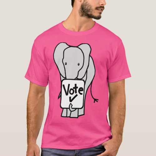 Big Elephant says Vote T_Shirt