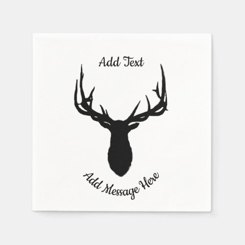Big Elk Add Text and Massage Napkins