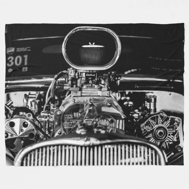 BIG ENGINE FLEECE BLANKET (Front (Horizontal))