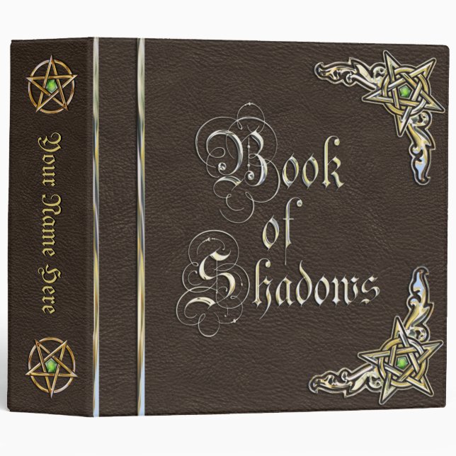 Big Epic Book of Shadows 3 Ring Binder (Front/Spine)