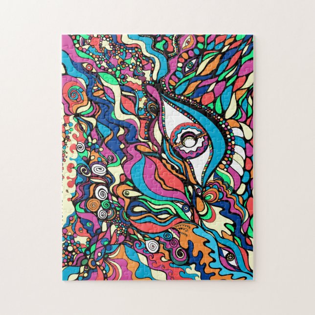 Big-Eye Abstract Art Puzzle (Vertical)