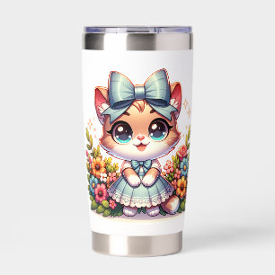 Big Eye Cat Insulated Tumbler