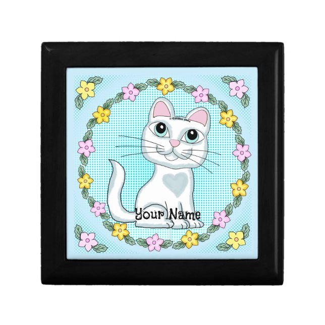 Big Eye Kitten Cat  Gift Box (Front)