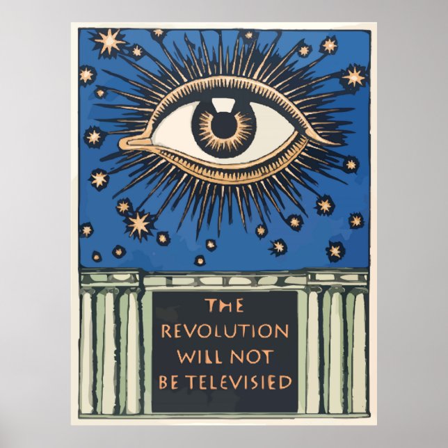 Big Eye, Revolution Not televised Poster (Front)
