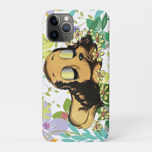 big eye sleeping Puppy Dog Cartoon Animal Art     iPhone 11 Pro Case