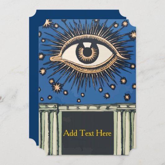 Big Eye, Stage, Add text (Front/Back)