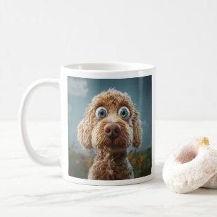 Big-Eyed Australian Labradoodle Coffee Mug