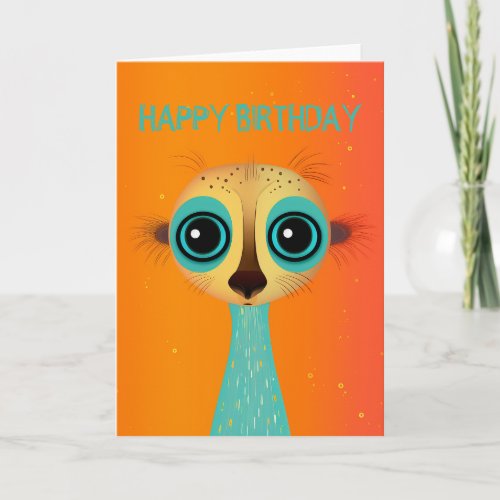 Big_Eyed Buddy Kids Birthday Card