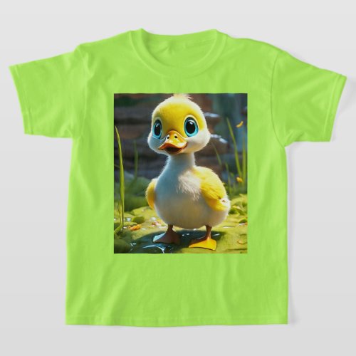 Big_Eyed Duckling Quirky Cutie T_Shirt