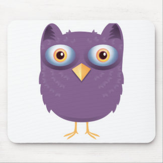 big eyed owl mouse pad