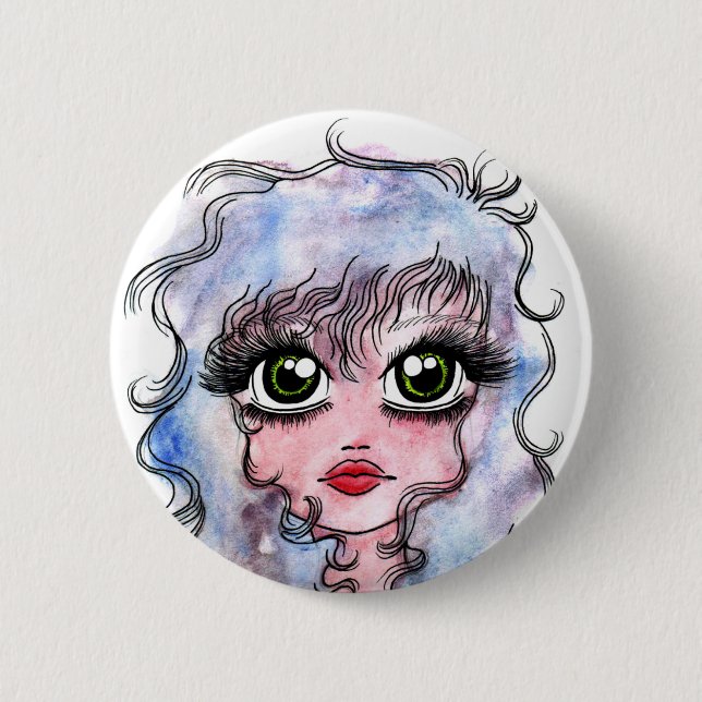 Big Eyes 2 Pinback Button (Front)