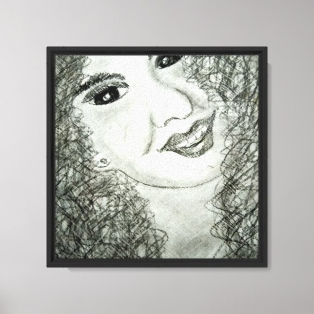 Big Eyes Canvas Print (Front)