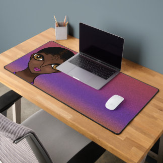 Big Eyes Design Desk Mat