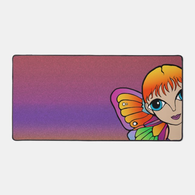 Big Eyes Design Desk Mat (Front)