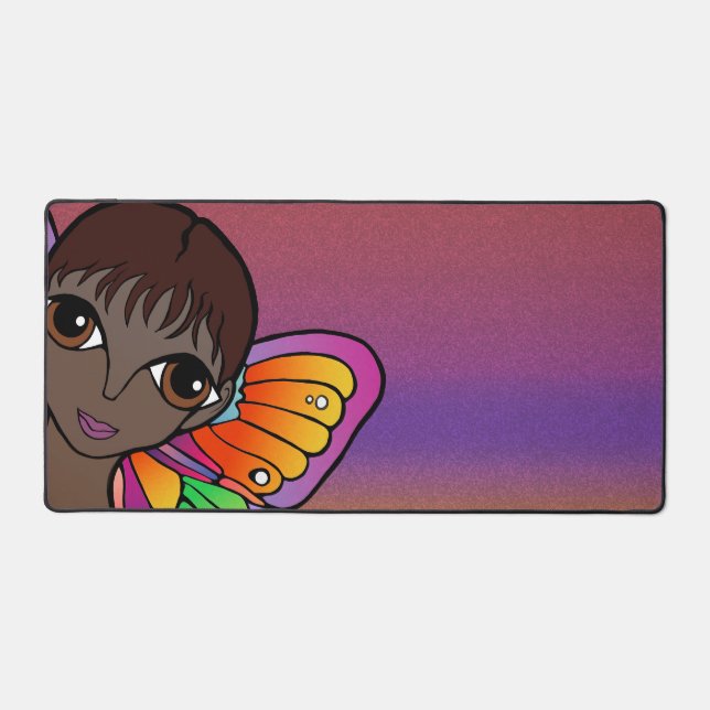 Big Eyes Design Desk Mat (Front)