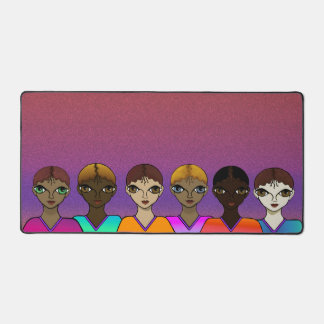 Big Eyes Design Desk Mat