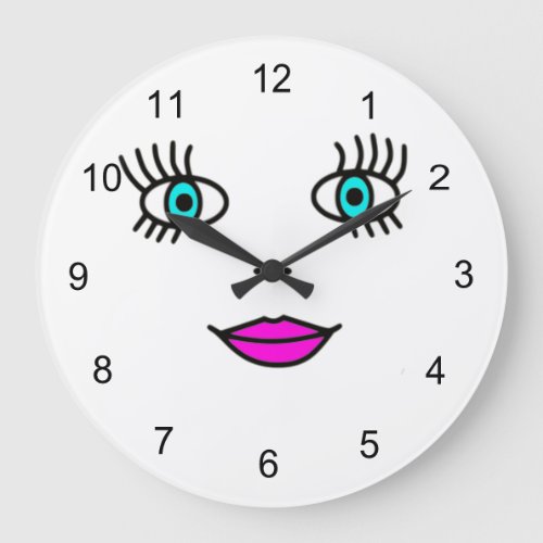 Big Eyes Large Clock