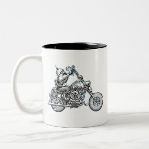 Big F Tire Guy Two-Tone Coffee Mug