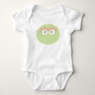 Big Face Baby Oscar the Grouch Bodysuit