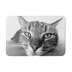 Big Face Cat Bathroom Mat