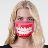 Big Fake Funny Teeth Face Mask (Worn Her)
