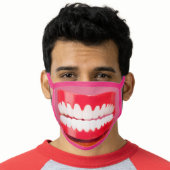 Big Fake Funny Teeth Face Mask (Worn Him)