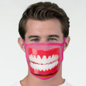 Big Fake Funny Teeth Face Mask (Worn Him)