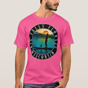 Big Falls Flowage Wisconsin Paddleboarding T-Shirt