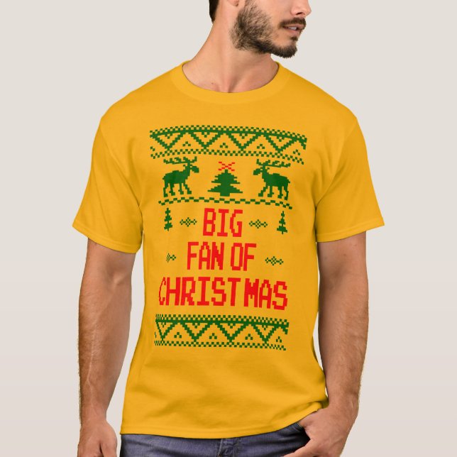 Big Fan of Christmas Ugly Sweater (Front)