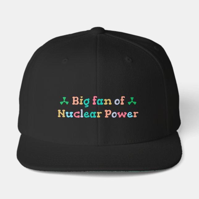 Big Fan of Nuclear Power Visor (Front)
