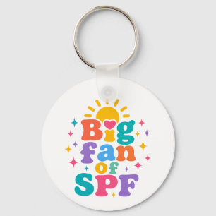 Big Fan of SPF Summer Sun Protection Keychain