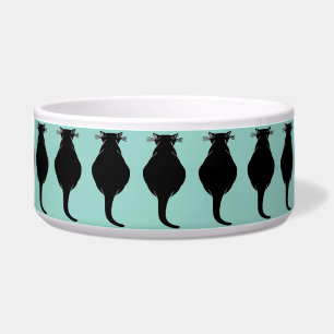 Big Fat Black Cat Bowl