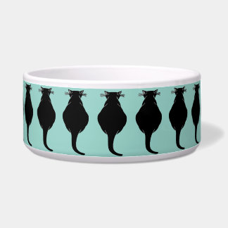 Big Fat Black Cat Bowl