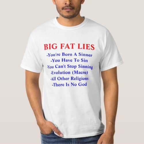 BIG FAT LIES Evangelism T_Shirt