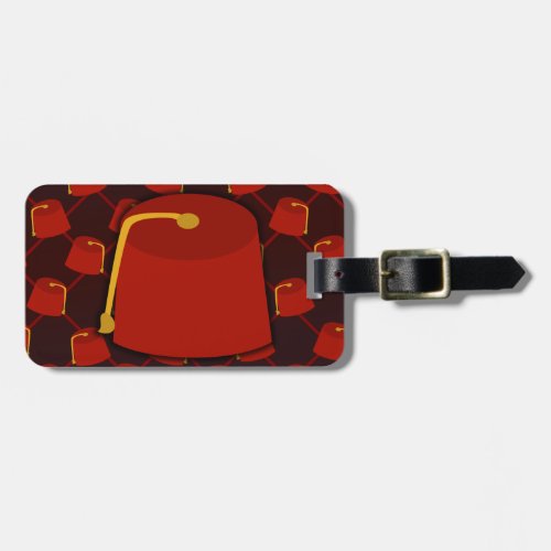 Big Fez Little Fez Luggage Tag