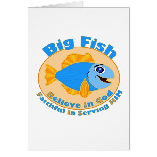 Big Fish Believe in God Cards (Front)