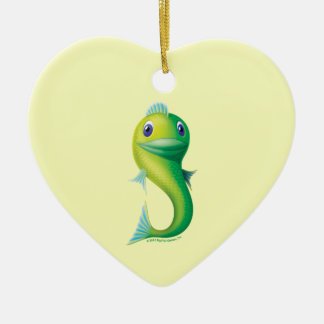 Big Fish Ceramic Ornament