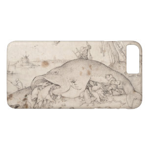Big Fish Eat Little Fish by Pieter Bruegel iPhone 8 Plus/7 Plus Case