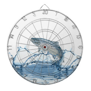 Big Fish In Blue Water Dart Board