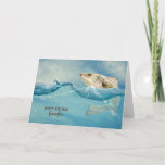 big fish in water for grandpa's birthday card<br><div class="desc">large fish in ocean water for grandpa's birthday</div>