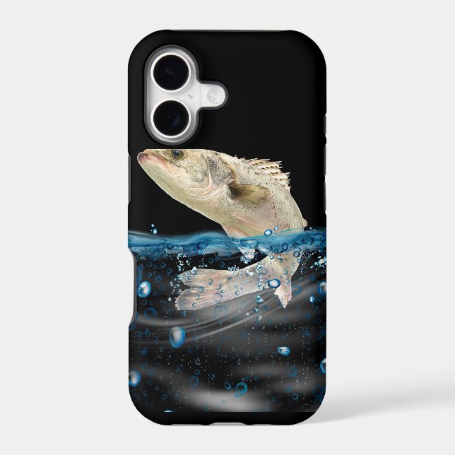 Big Fish Jumping Out of Water Case-Mate iPhone Case (Back)
