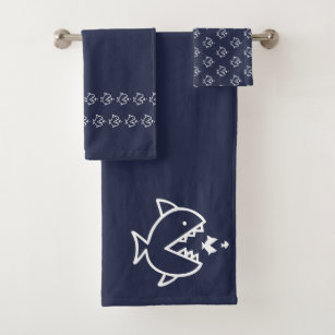 Walleye Fish Embroidered Bath Towels – Wash, Hand, Bath - Big