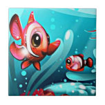 Big Fish Little Fish Tile<br><div class="desc">Big Fish Little Fish Tile</div>