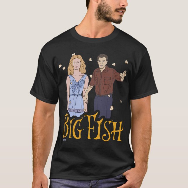 Big Fish Tim Burton - "Time stops" T-Shirt (Front)