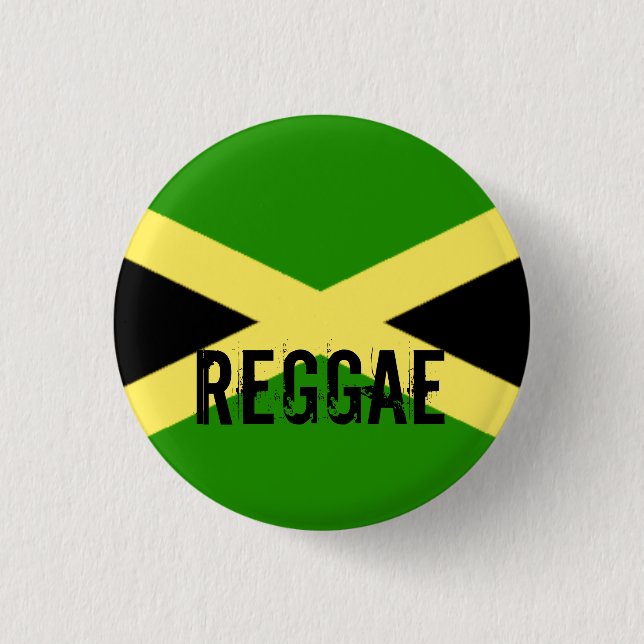 big flag, REGGAE Button (Front)